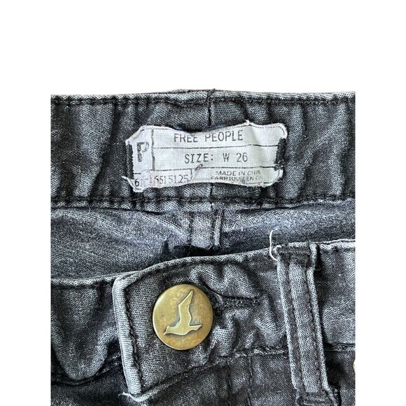 Free People Skinny Jeans Size 26 Womens Grey - Picture 2 of 5